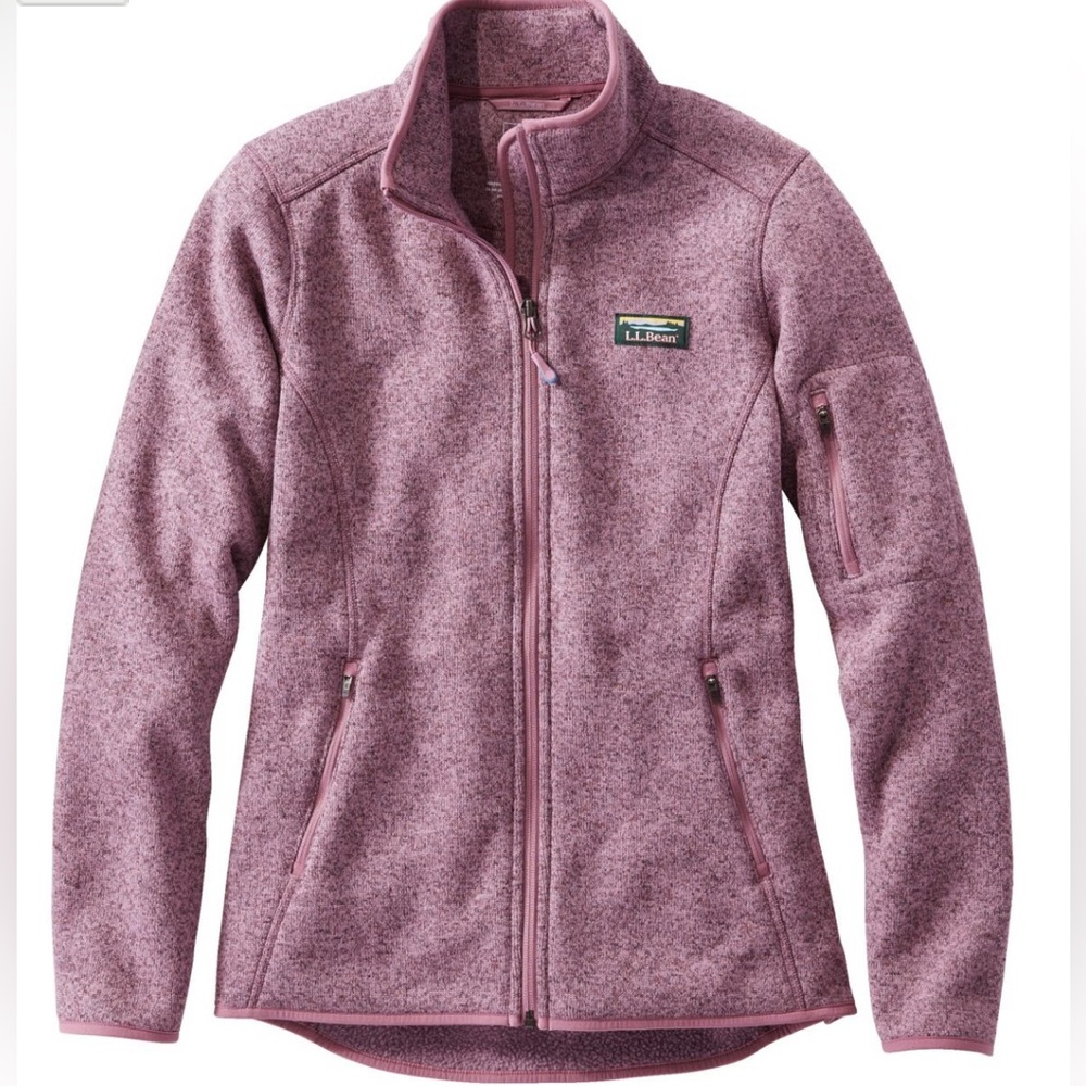 Sweater fleece full-zipped jacket